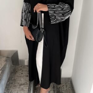 عباية اللؤلؤ في الاكمام مع قصة واسعه